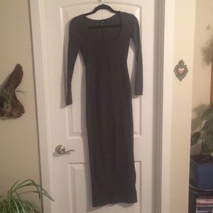 ASOS grey body con maxi sz. 2